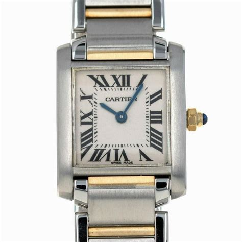 cartier tank watch women|pre owned cartier tank watches.